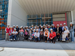 FAMILIAS DE TELETÓN RECORREN EMOCIONADOS LAS OBRAS DEL NUEVO INSTITUTO DE REHABILITACIÓN DE ÑUBLE