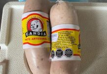 AUTORIDAD SANITARIA INFORMA ALERTA ALIMENTARIA BIRREGIONAL POR PRESENCIA DE BACTERIA EN PATÉ ARTESANAL DE CERDO MARCA CANDIA